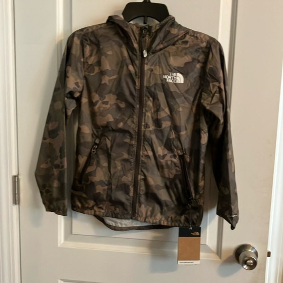 The North Face Kids Camo Jacket - Brown and Black - Picture 1 of 5